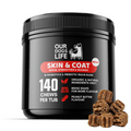 Our Dogs Life Skin & Coat 140 Chews