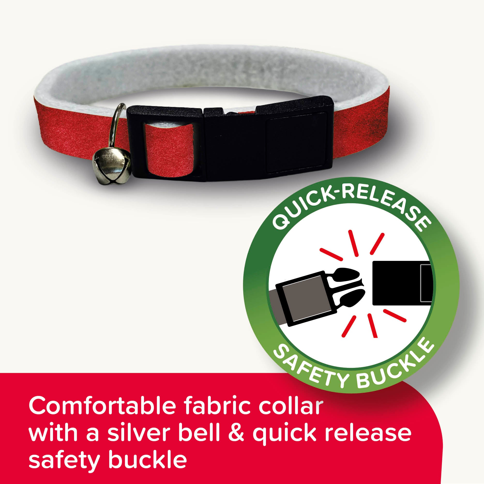 Beaphar Soft Velvet Flea Collar For Cats 30cm