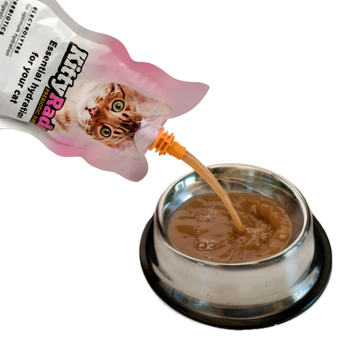 KittyRade 250ml Isotonic Drink & Free KittyRade Meat Snacks Chicken