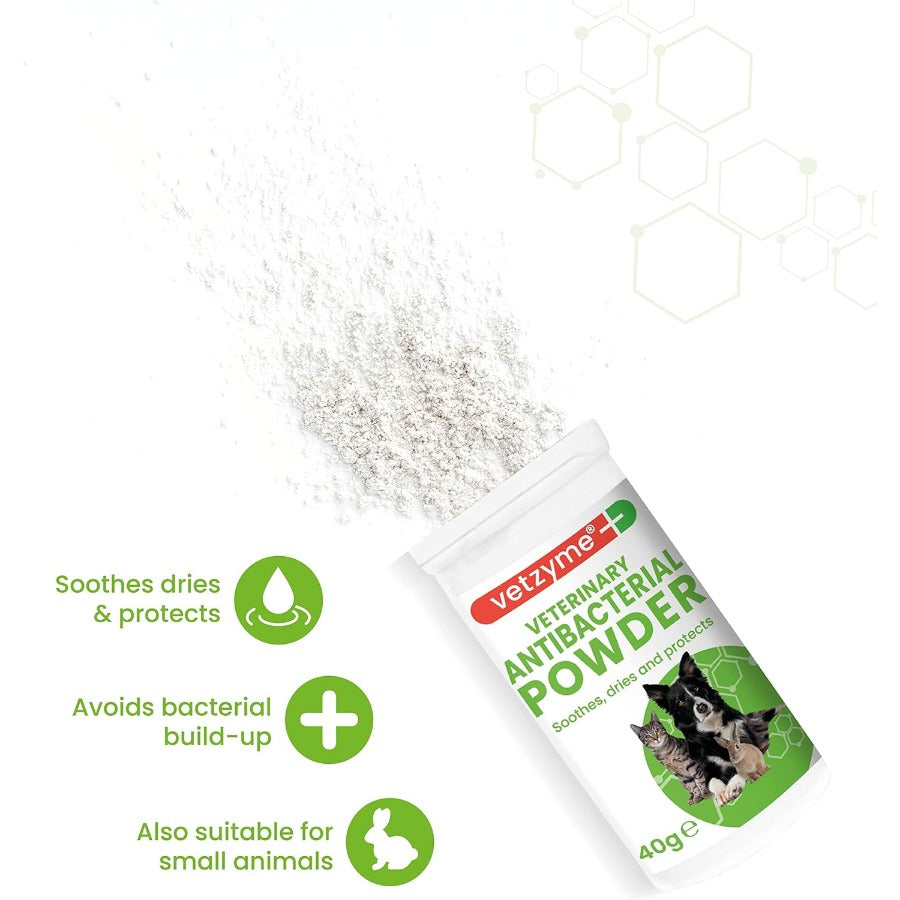 Vetzyme Anti-Bacterial Powder 40g