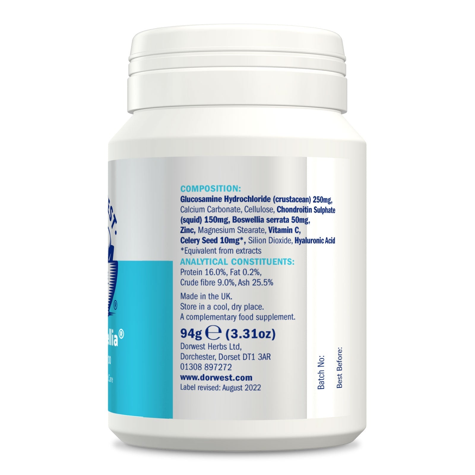 Dorwest Movewellia Advanced Joint Care Tablets For Cats & Dogs