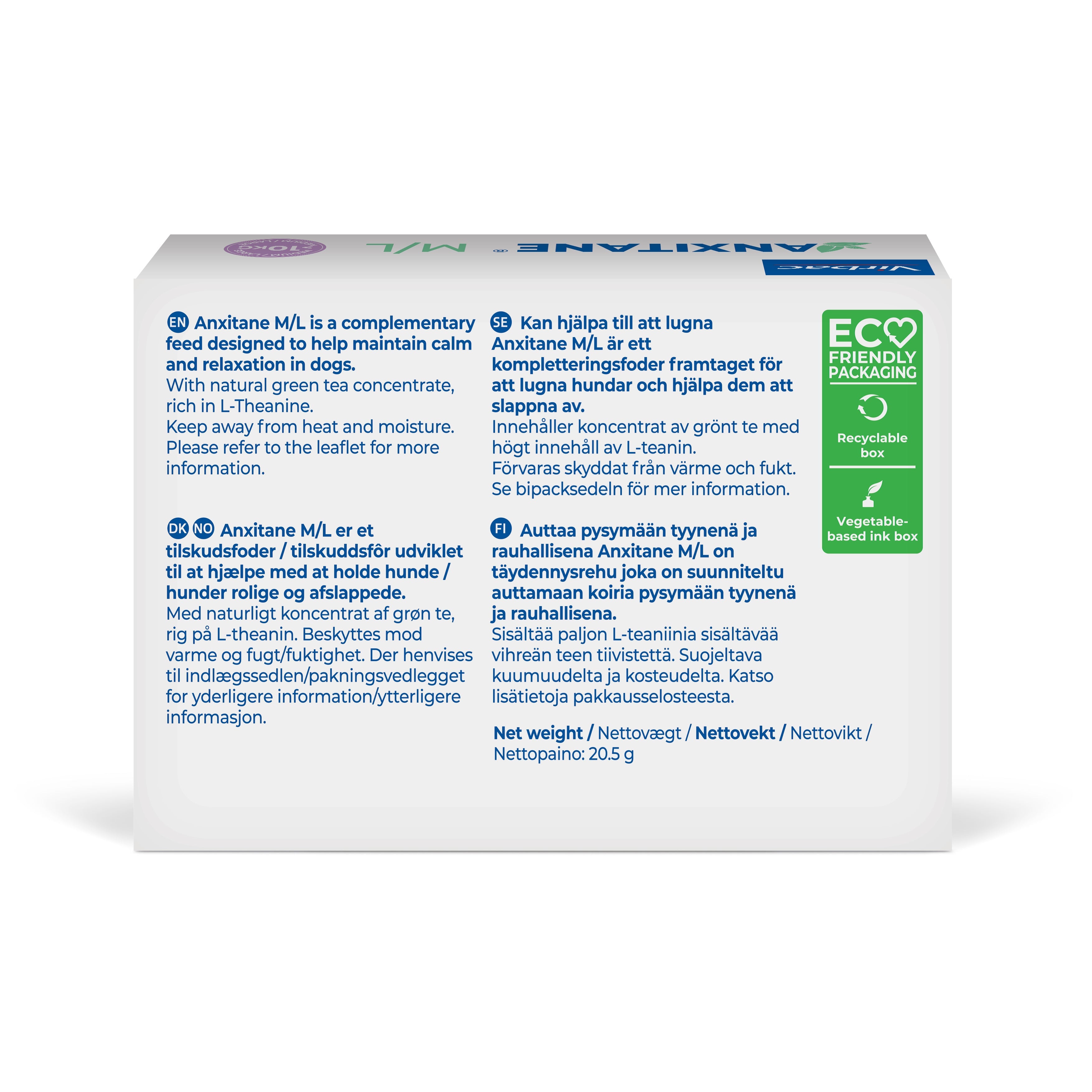 Anxitane Chewable Tablets For Dogs & Cats - 30 Pack