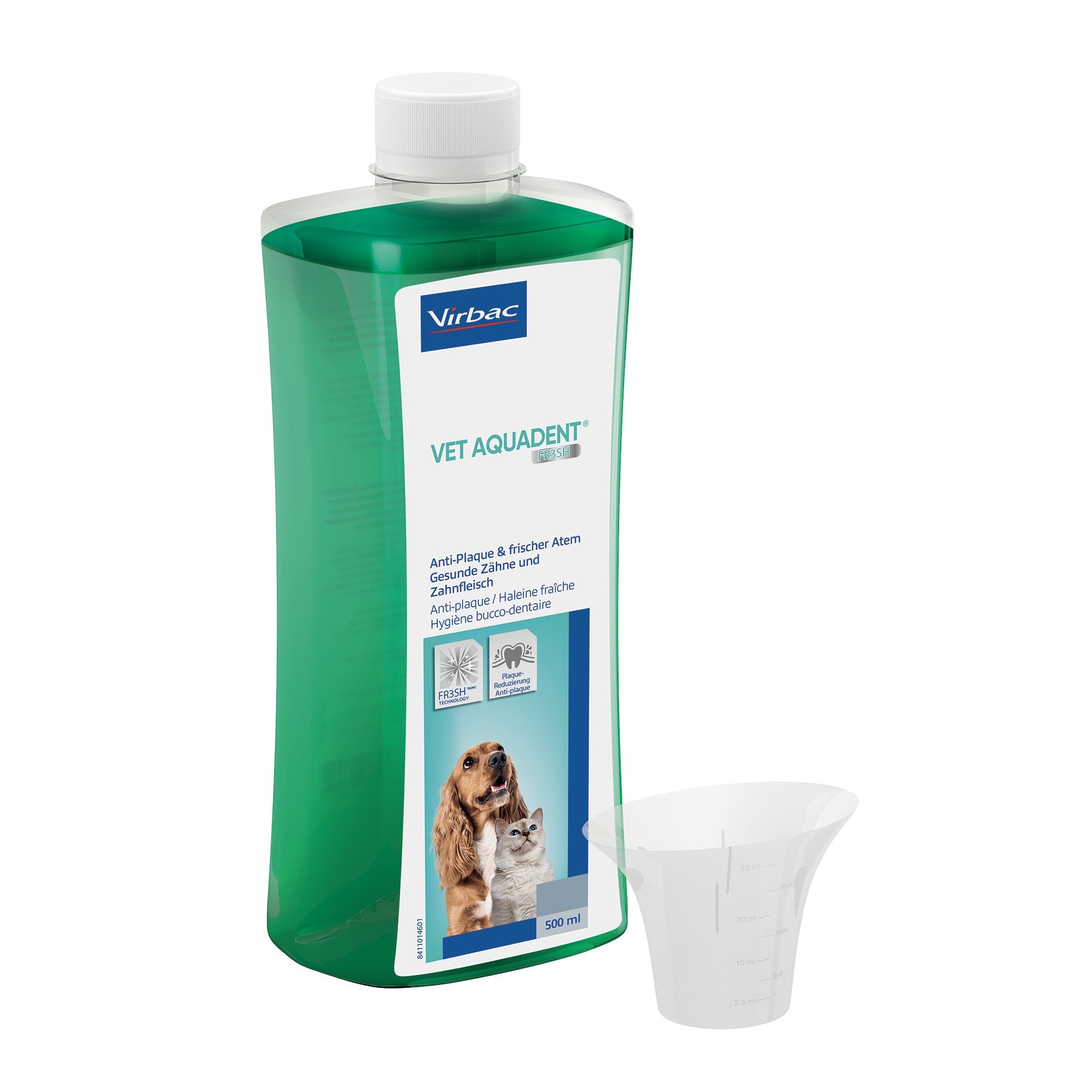 Virbac Vet Aquadent Anti Plaque Solution- Various Sizes