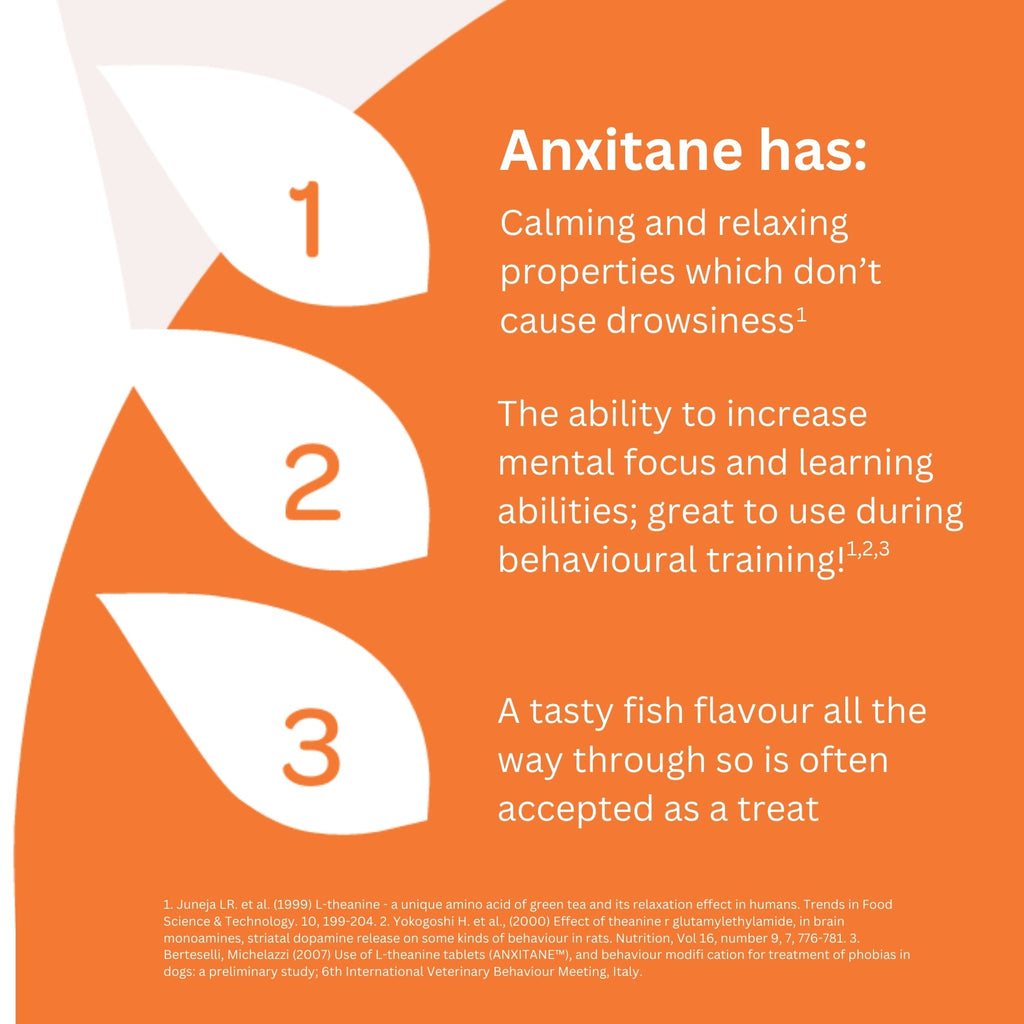 Anxitane Chewable Tablets For Dogs & Cats - 30 Pack