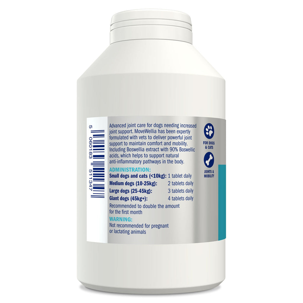Dorwest Movewellia Advanced Joint Care Tablets For Cats & Dogs