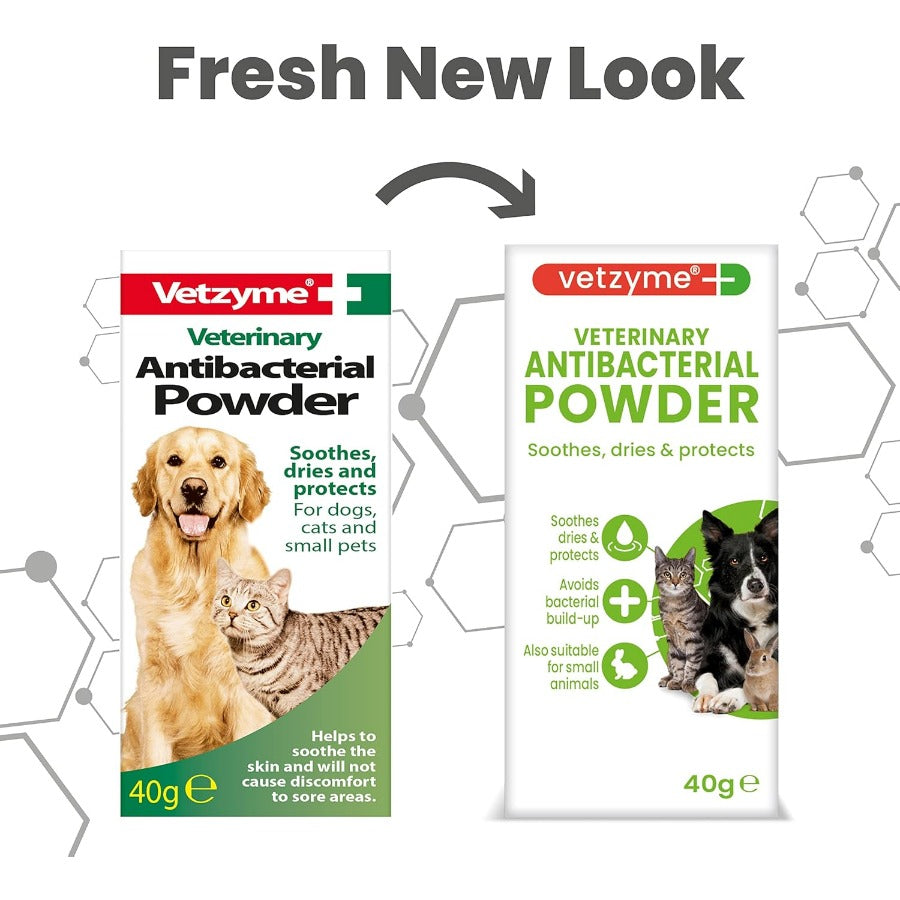 Vetzyme Anti-Bacterial Powder 40g