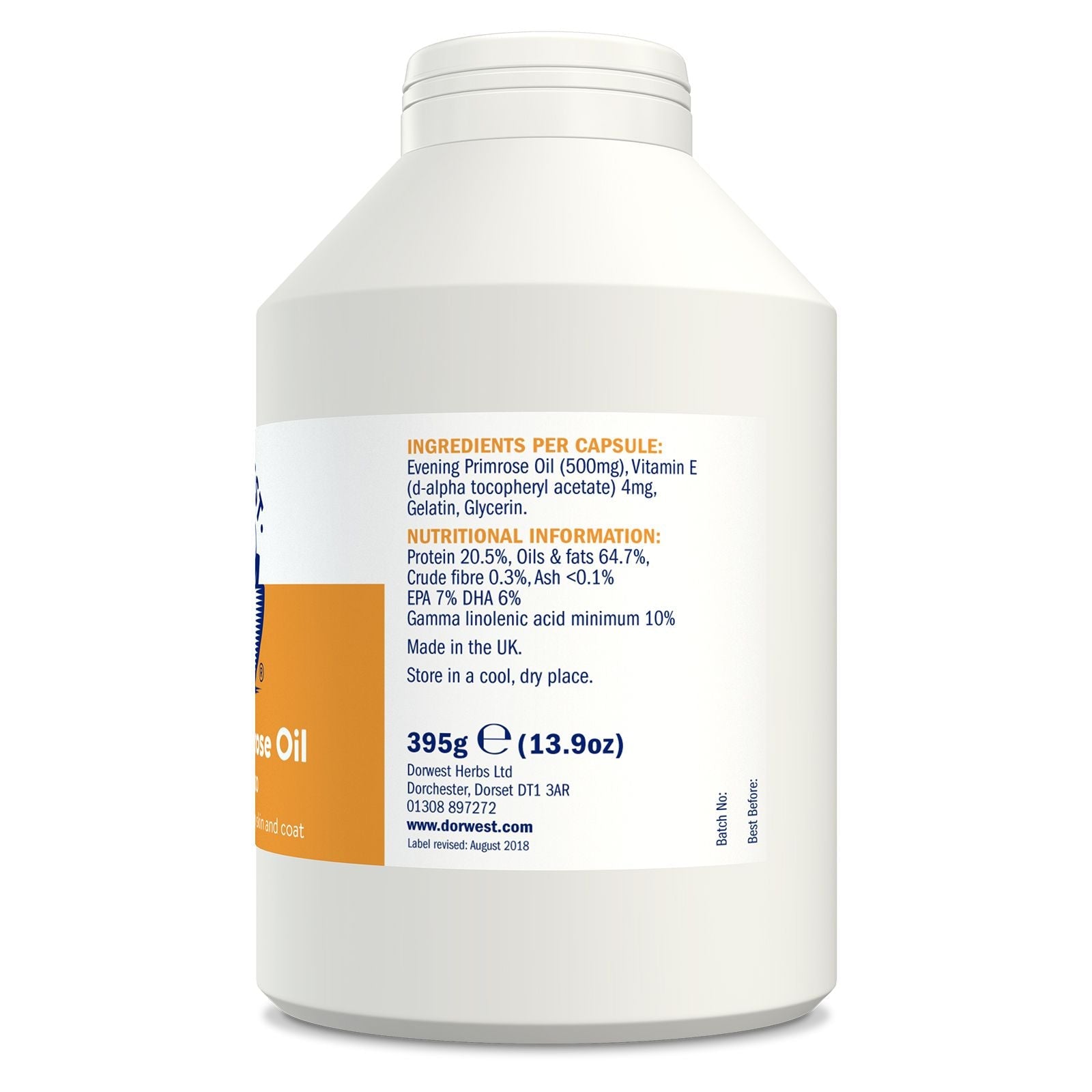 Dorwest Evening Primrose Oil Capsules For Pets